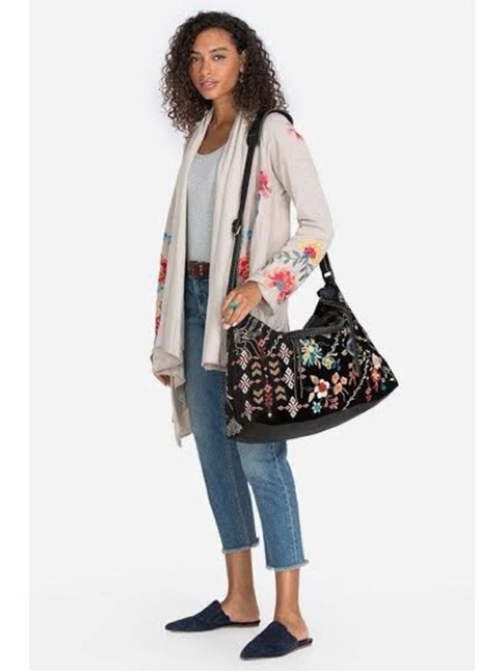 Johnny Was Dreamer Overnight Tote - Picture 5 of 11